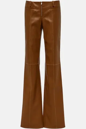 AYA MUSE Pantalon droit Cida en cuir synthétique