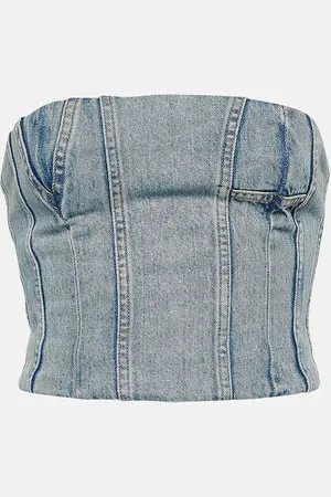 AMIRI Bustier Ma en jean
