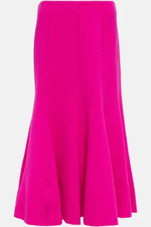 GABRIELA HEARST Jupe midi en laine vierge