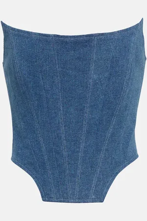 GIUSEPPE DI MORABITO Top bustier en jean