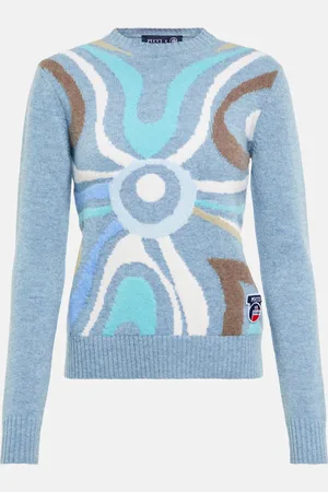 Puccini X Fusalp – Cardigan intarsia en laine