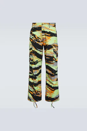 ERL Pantalon cargo imprimé en coton