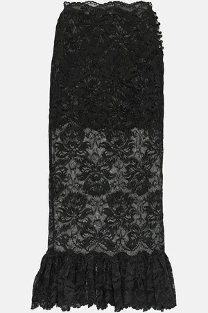 Paco rabanne Jupe midi en dentelle