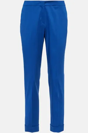 Etro Pantalon slim en coton mélangé
