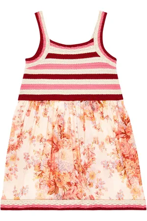 ZIMMERMANN Robe Devi en crochet de coton à fleurs