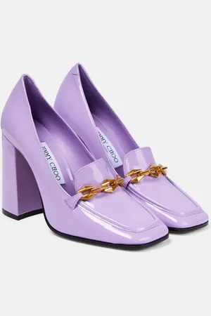 Jimmy Choo Mocassins Diamond Tilda 100 en cuir verni