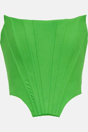 GIUSEPPE DI MORABITO Top bustier en laine mélangée