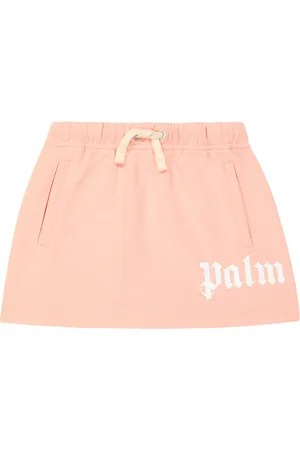 Palm Angels Jupe en coton à logo