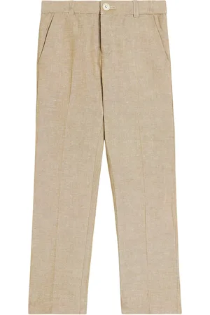 BONPOINT Pantalon droit Peter en lin et coton