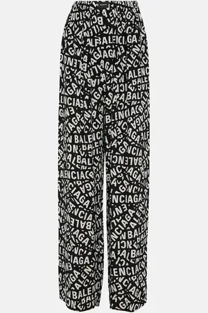 Balenciaga Pantalon ample à logo