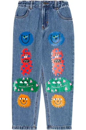 Stella McCartney Jean droit imprimé