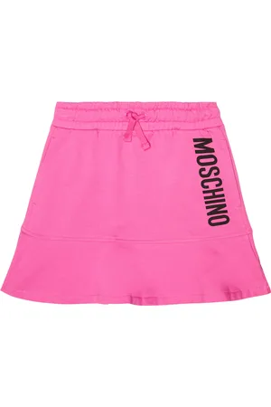 Moschino Jupe en coton mélangé à logo