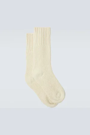 Jil Sander Chaussettes en laine et soie
