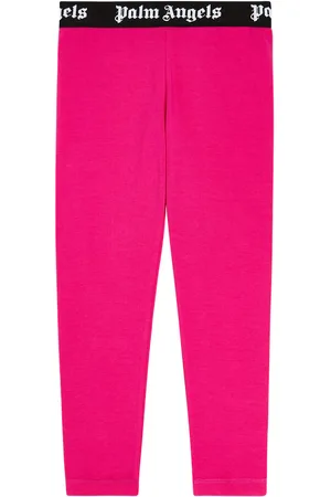 Palm Angels Legging en coton mélangé à logo