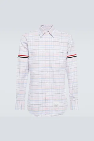 Thom Browne Chemise en coton à carreaux