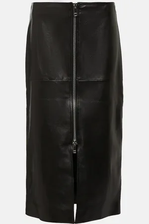 Isabel Marant Jupe midi Ediaz en cuir
