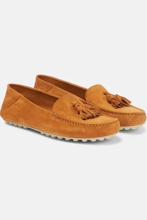 Loro Piana Mocassins Dot Sole en daim