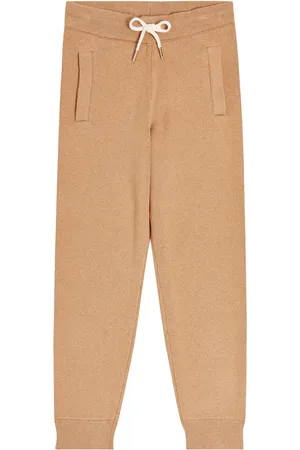 Chloé Chloé Kids Pantalon de survêtement en coton et laine