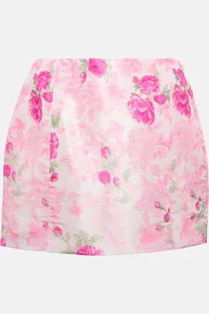 LOVESHACKFANCY Mini-jupe Charma à fleurs