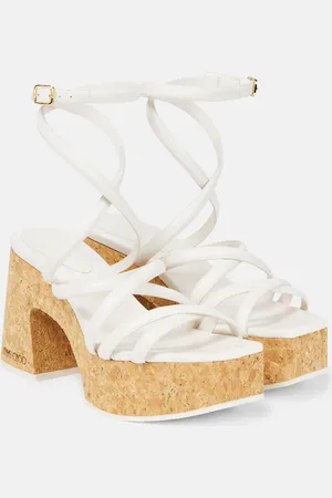 Jimmy Choo Sandales Cecelia 95 en cuir