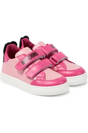 Moschino Baskets Teddy Bear en cuir