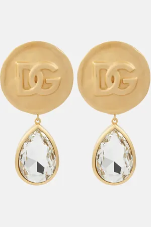Dolce & Gabbana Boucles d’oreilles DG à cristaux