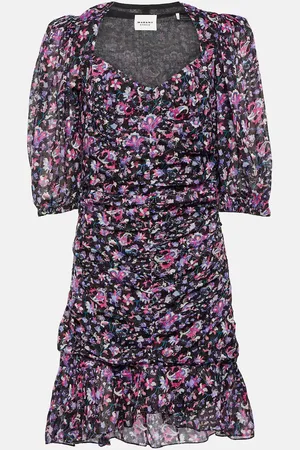 Marant Etoile Robe Lunesa imprimée en coton