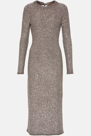Altuzarra Robe longue Cindy métallisée