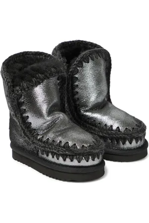 Mou Bottes en cuir et shearling