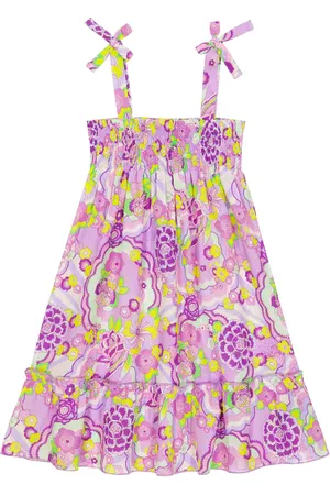 Vilebrequin Robe Gloss en coton à fleurs