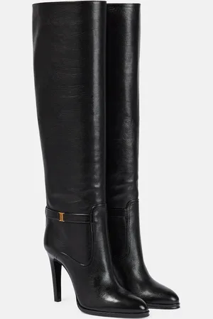 Saint Laurent Bottes Diane 105 en cuir
