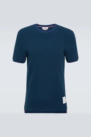 Thom Browne T-shirt en coton rayé