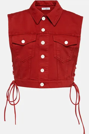 Alaïa Alaïa Veste sans manches en jean