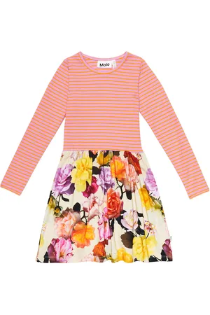Molo Robe Cassie rayée en coton mélangé