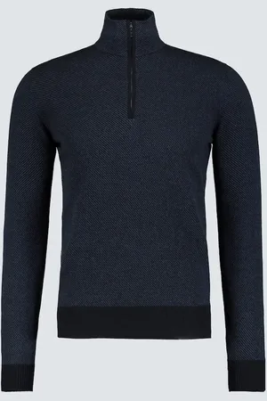 Loro Piana Pull Mezzocollo Roadster en cachemire