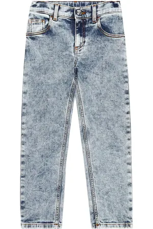 VERSACE Jean droit à taille mi-haute