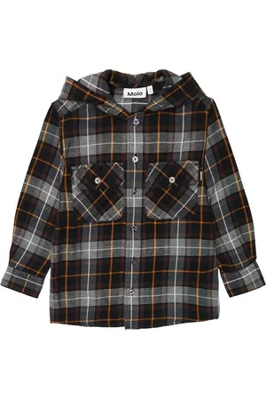Molo Chemise à capuche Rizz à carreaux