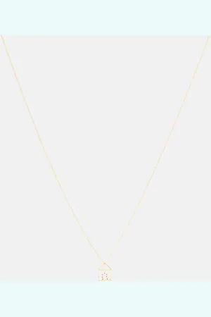 Aliita Collier Casita en or 9 ct et émail