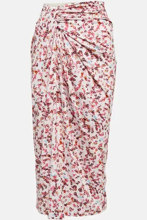 Marant Etoile Jupe midi crayon Jeldia imprimée