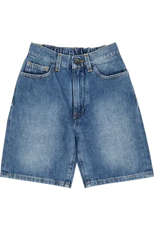 Palm Angels Short en jean à logo