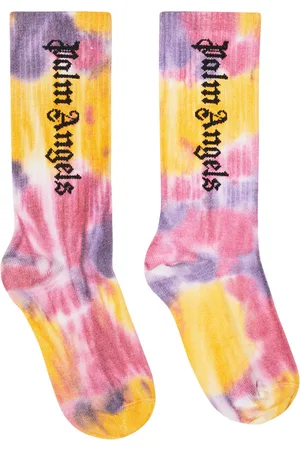 Palm Angels Chaussettes en coton mélangé à logo