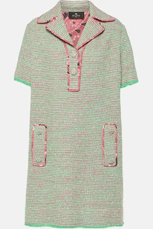 Etro Robe en laine et coton mélangés