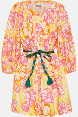 ALÉMAIS Alémais Robe en coton à fleurs