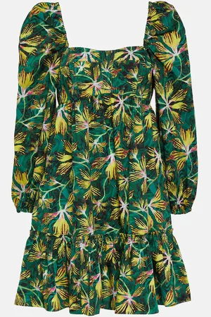 ULLA JOHNSON Robe Alita en coton à fleurs