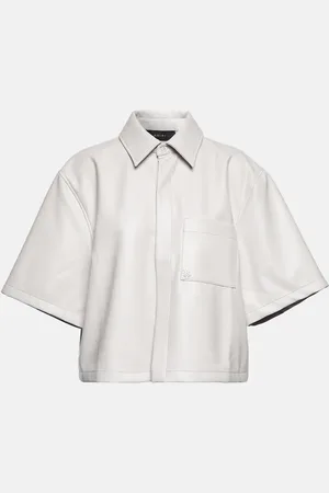 AMIRI Surchemise en cuir synthétique