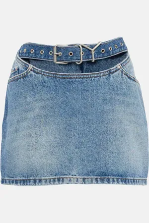 Y / PROJECT Mini-jupe en jean