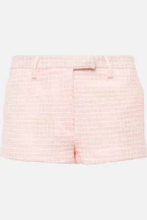 Alessandra Rich Short en tweed à sequins
