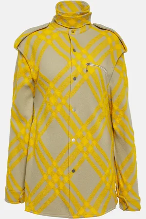 Burberry Surchemise en laine mélangée à carreaux