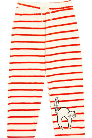Mini Rodini Pantalon de survêtement rayé en velours