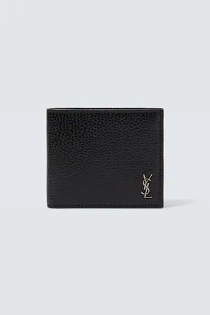 Saint Laurent Portefeuille Tiny Cassandre East/West en cuir